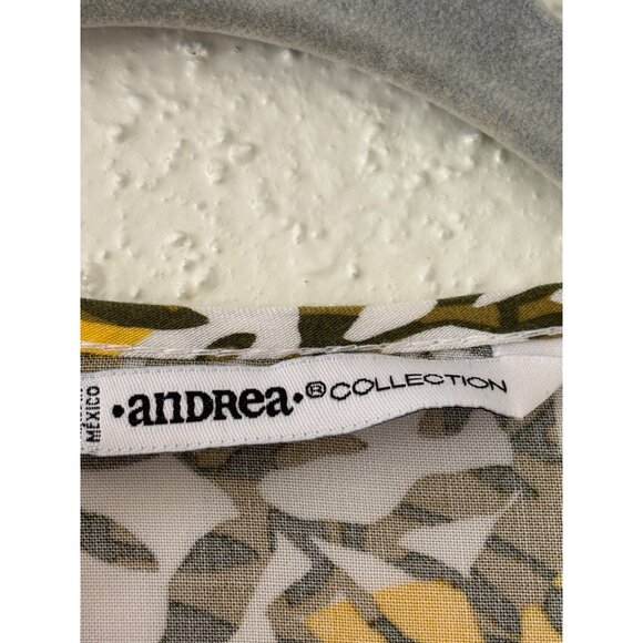 Boutique  Womens Wrap Dress Lemon Leaf Print Short Sleeve V-Neck Maxi Length - Picture 7 of 11